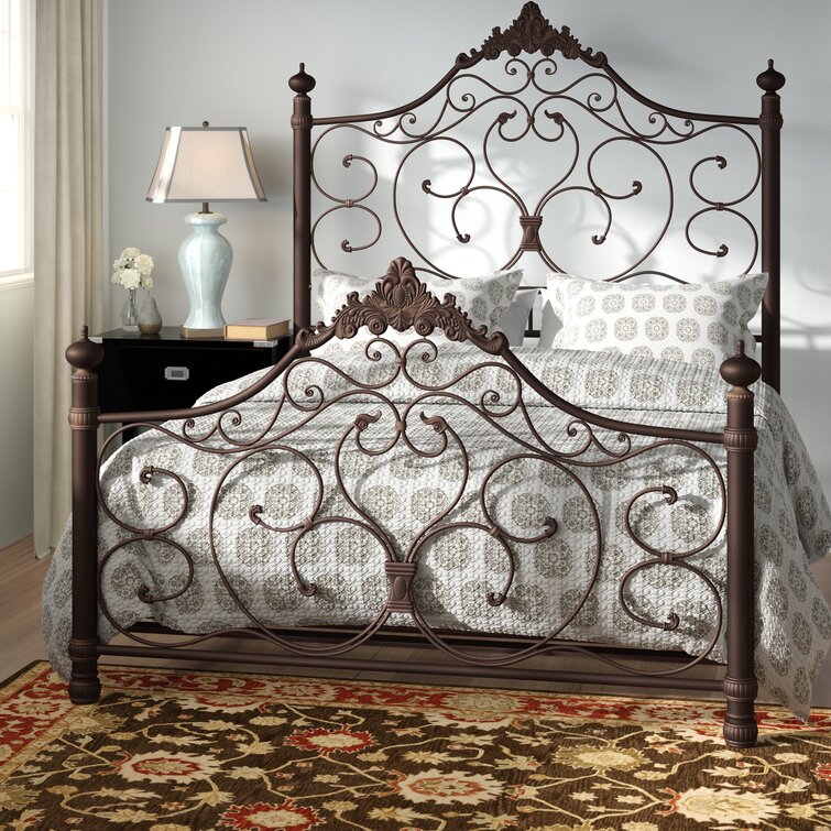 Wayfair wrought iron deals beds